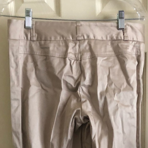 Silk khaki work pants low waisted boot cut - Picture 3 of 3